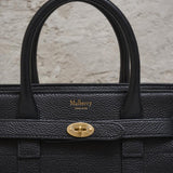 Borsa donna nera mini Bayswater HH4949 205A100 MULBERRY 