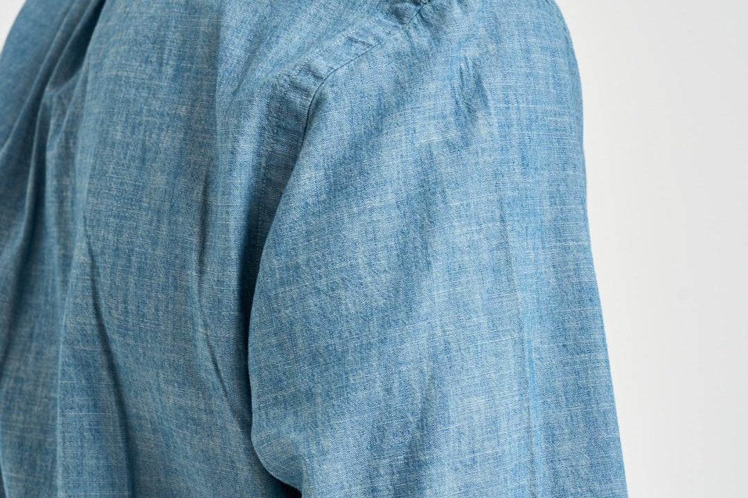 Camicia uomo in denim chiaro 710548538 001 RALPH LAUREN 