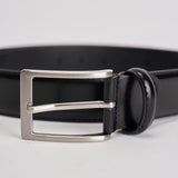 Cintura uomo in pelle nero 016 NERO ACCADEMIE TESSILI 