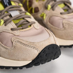 Sneakers uomo Yamabushi beige e lime YAMABUSHIM 1D87LIME FLOWER MOUNTAIN 