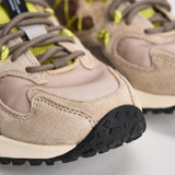 Sneakers uomo Yamabushi beige e lime YAMABUSHIM 1D87LIME FLOWER MOUNTAIN 