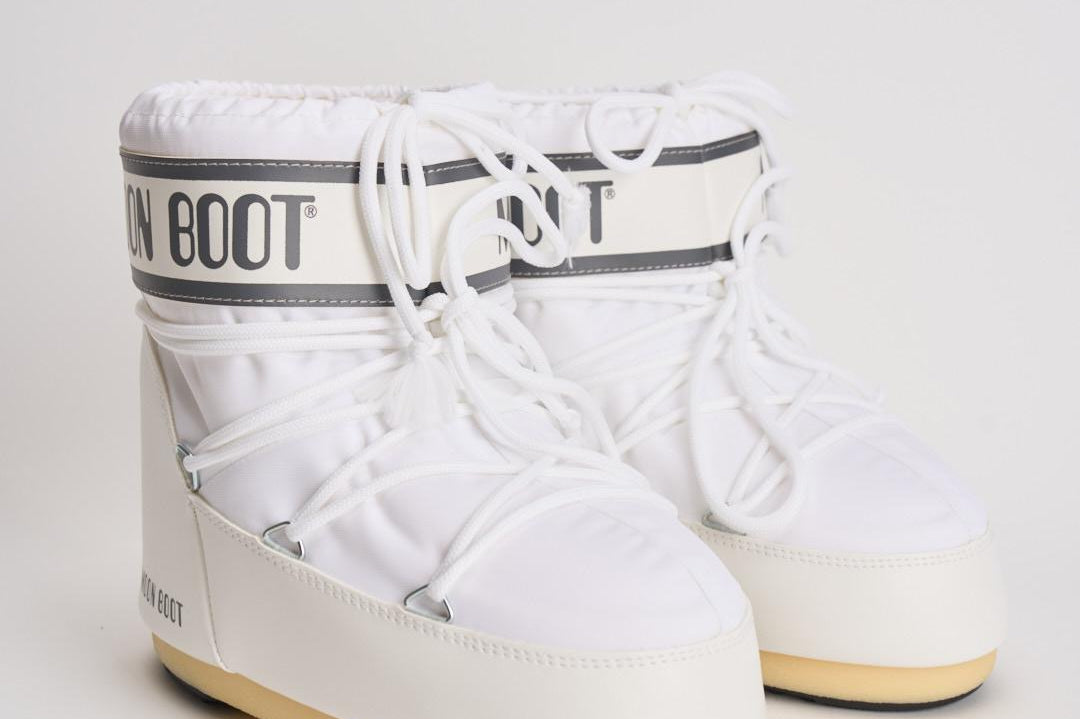 Stivale donna da neve bianco in nylon 1409340 A009WHITE MOON BOOT 