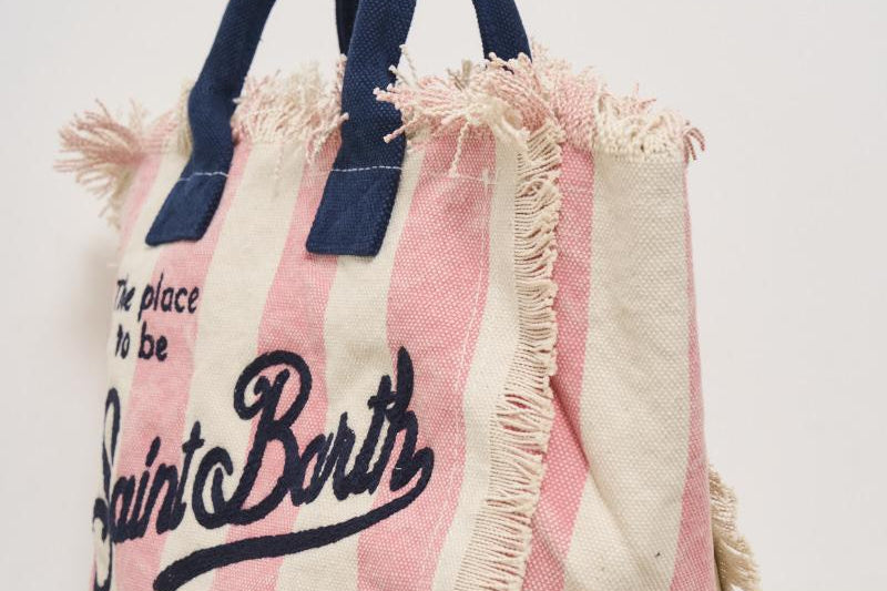 Borsa donna Colette a righe rosa COLETTE 03301H MC2 SAINT BARTH 