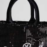 Borsa donna Vanity Mini Velvet con strass nero VANITYMINI VELV00 MC2 SAINT BARTH 