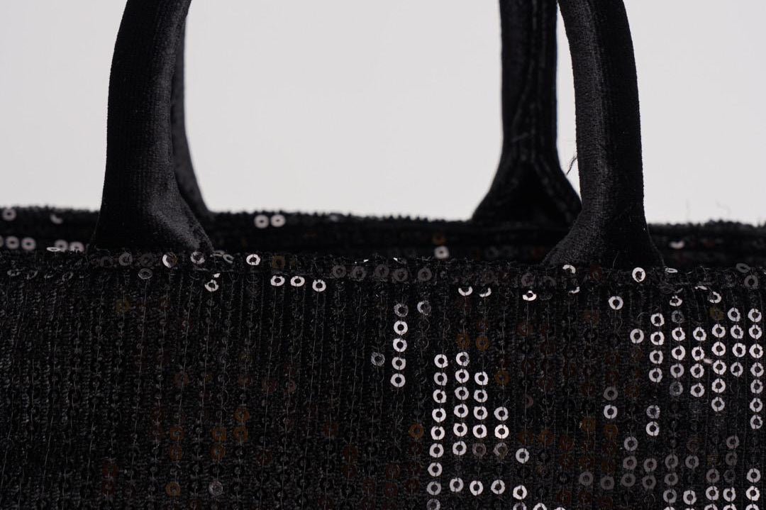 Borsa donna Vanity Mini Velvet con strass nero VANITYMINI VELV00 MC2 SAINT BARTH 