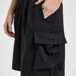 Bermuda uomo cargo nero KS7652 BLACK Y-3 
