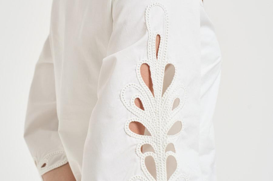 Abito donna corto bianco DEVA WHITE ANTIK BATIK 