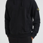 Felpa uomo con cappuccio nera 6100029 S0A20V0029 STONE ISLAND 