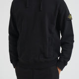 Felpa uomo con cappuccio nera 6100029 S0A20V0029 STONE ISLAND 
