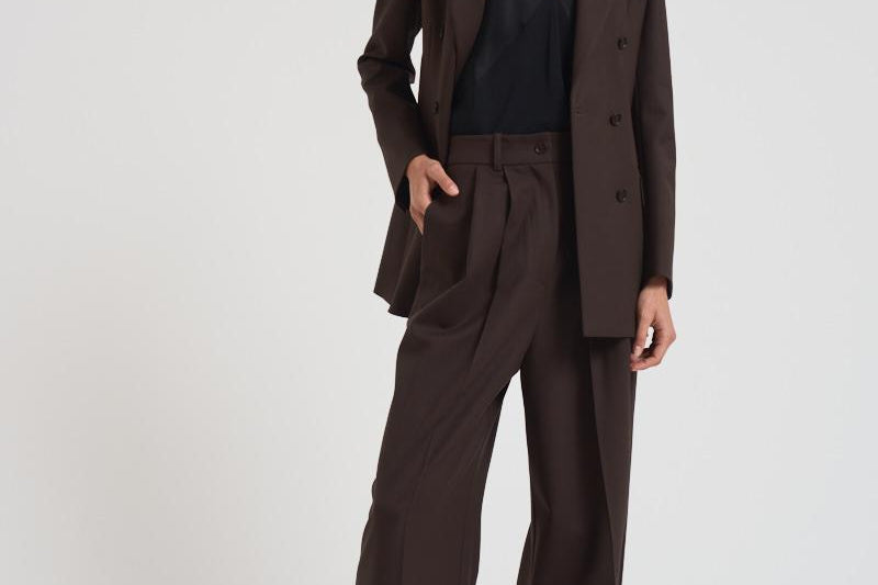 Giacca donna doppiopetto Liliuxy marrone D420436 LILIUXY086MORO P.a.r.o.s.h. 