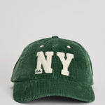 Cappello uomo baseball verde a costine NY 710979197 002 RALPH LAUREN 