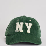 Cappello uomo baseball verde a costine NY 710979197 002 RALPH LAUREN 