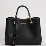 Borsa a mano donna in pelle nera EW000361 AF12103MC032 EMPORIO ARMANI 