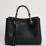Borsa a mano donna in pelle nera EW000361 AF12103MC032 EMPORIO ARMANI 