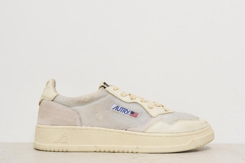 Sneakers uomo Super vintage panna e beige AVLM DA03 AUTRY 