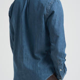 Camicia uomo in denim scuro Custom-Fit 710548539 001 RALPH LAUREN 