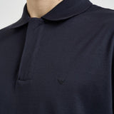 Polo uomo blu a manica corta EM005492 AF24839UB118 EMPORIO ARMANI 