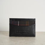 Portacarte uomo nero dettaglio tartan MLG0060 BK11 BARBOUR 