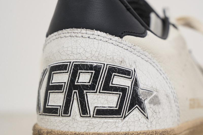 Sneakers uomo Ball Star con talloncino nero GMF00117 F00377110283 GOLDEN GOOSE 