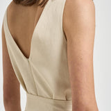 Abito donna midi panna D726155 RAISA26003 P.a.r.o.s.h. 