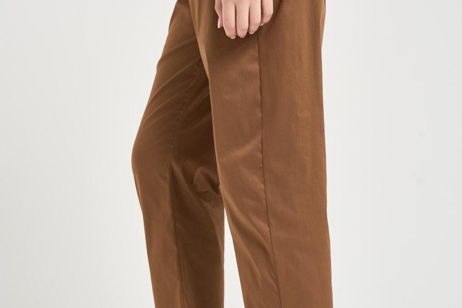 Pantalone donna Buddy marrone S6SK44 T89 SEMICOUTURE 