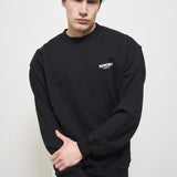 Felpa uomo girocollo nera OCM41115 BLACK001 REPRESENT 