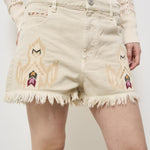 Bermuda donna Lesia in denim ecru SH0001FE C1H02E23EC MARANT ETOILE 
