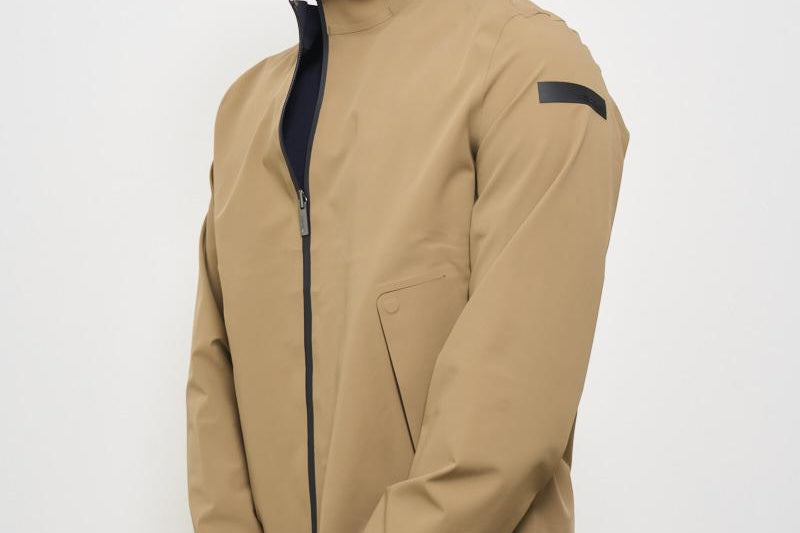 Giubbotto uomo reversibile beige/blu 25010 84 RRD 