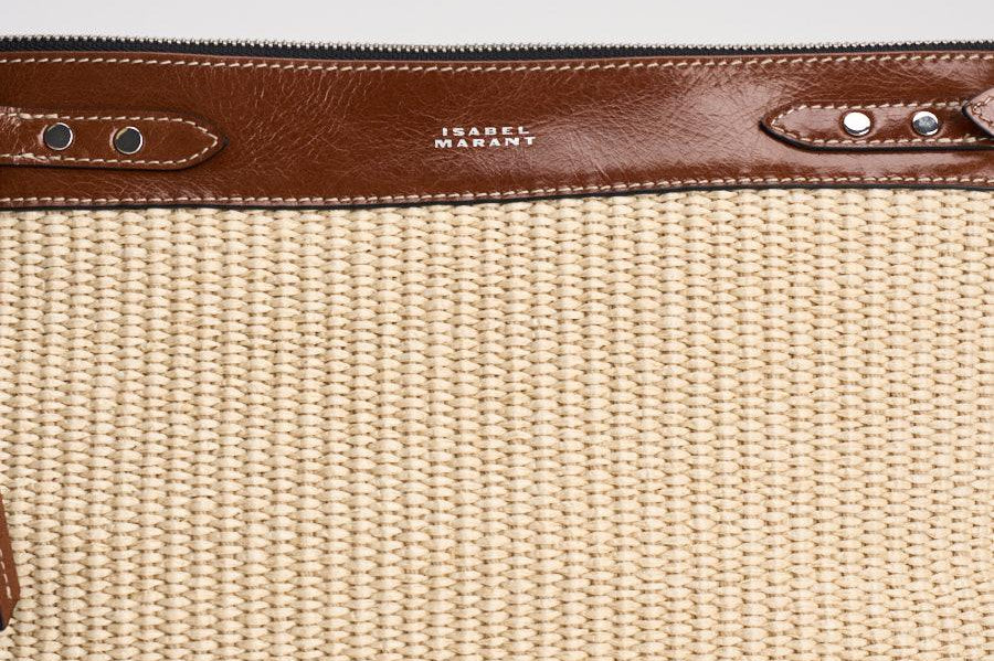 Borsa donna Winna day in rafia beige BF0127FB D1X02MNLCG ISABEL MARANT 