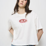 T-shirt donna bianca A15096 0NIAX141A DIESEL 