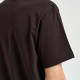 T-shirt uomo girocollo marrone TH7318 3LA LACOSTE 