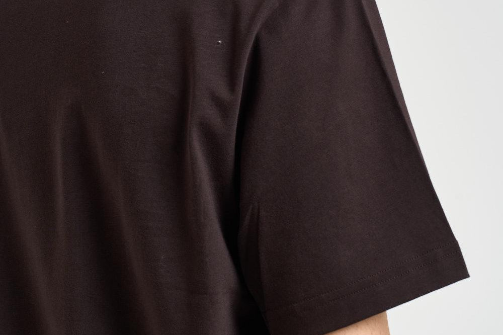 T-shirt uomo girocollo marrone TH7318 3LA LACOSTE 