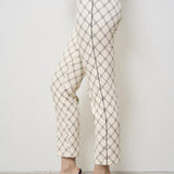 Pantalone donna skinny panna PAS71 E84 ELISABETTA FRANCHI 