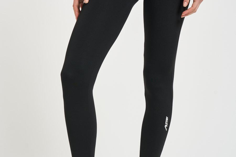 Leggins donna in tessuto tecnico nero LGPW 080K AUTRY 