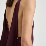 Abito donna lungo bordeaux 14884 2543 FORTE FORTE 