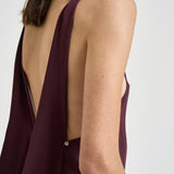 Abito donna lungo bordeaux 14884 2543 FORTE FORTE 