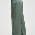 Pantalone donna satinato verde salvia Y6SM37 S29 SEMICOUTURE 