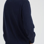 Maglia uomo in lana con colletto polo blu 710941104 001 RALPH LAUREN 