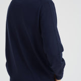 Maglia uomo in lana con colletto polo blu 710941104 001 RALPH LAUREN 
