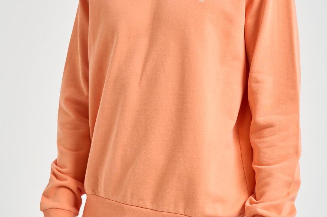 Felpa uomo girocollo arancione pastello 710916689 504 RALPH LAUREN 