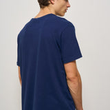 T-shirt uomo girocollo blu 710964511 001 RALPH LAUREN 