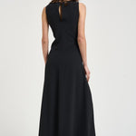 Abito donna midi nero AB000069D 128859300 HERNO 