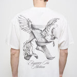 T-shirt uomo girocollo bianca MLM41066 72 REPRESENT 