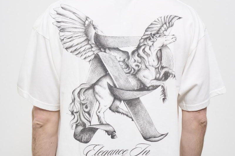 T-shirt uomo girocollo bianca MLM41066 72 REPRESENT 