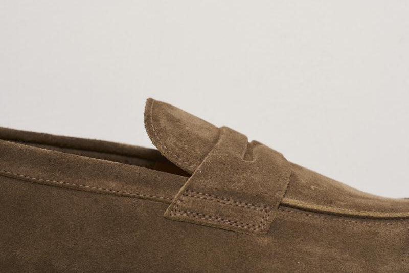 Mocassini uomo in suede marrone 3442 VISONECACAO DOUCAL'S 