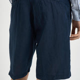 Bermuda uomo in lino blu 26P717 37 PERFECTION 