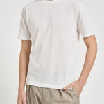 T-shirt uomo girocollo bianca 302821 01 KANGRA 