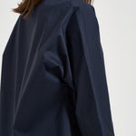 Camicia donna manica a tre quarti blu L6SK15 N08 LIVIANA CONTI 