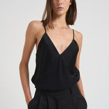 Top donna Shiny Anvers satinato nero 14065 8007NERO FORTE FORTE 