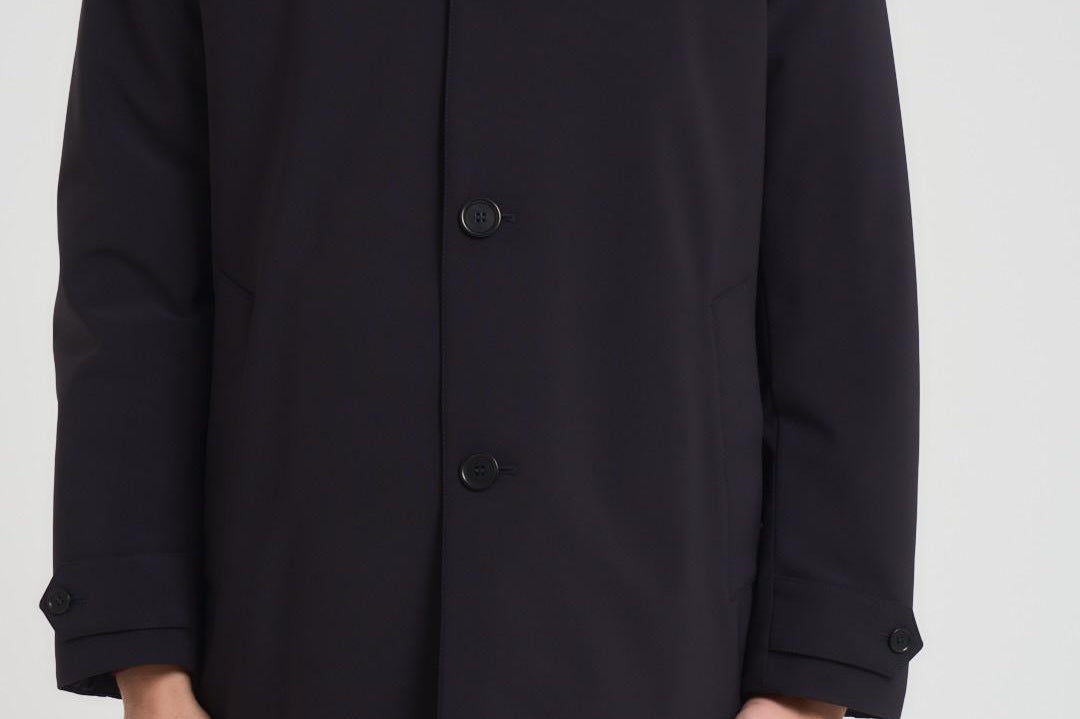 Trench uomo midi blu notte 3I28 P50310101 ASPESI 